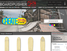 Tablet Screenshot of boardpusher.com
